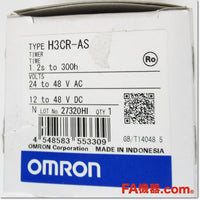 Japan (A)Unused,H3CR-AS 0.05s-300h AC24-48V/DC12-48V timer,Timer,OMRON 