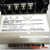 Japan (A)Unused,H5S-WFA2 デジタル・タイムスイッチ 週間制御 AC100-240V [2021年製],Time Switch,OMRON