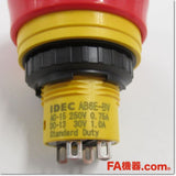 Japan (A)Unused,AB6E-3BV02PRM φ16 Japanese equipment,Emergency Stop Switch,IDEC 