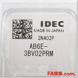 Japan (A)Unused,AB6E-3BV02PRM φ16 非常停止用押ボタンスイッチ 2b はんだつけ端子形,Emergency Stop Switch,IDEC