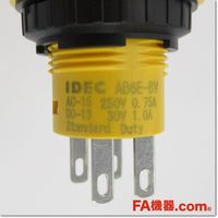 Japan (A)Unused,AB6E-3BV02PTRM φ16 非常停止用押ボタンスイッチ 2b はんだつけ端子形,Emergency Stop Switch,IDEC