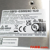 Japan (A)Unused,S8FS-G30024C-500 スイッチング・パワーサプライ 24V 14A,DC24V Output,OMRON