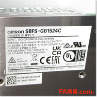 Japan (A)Unused,S8FS-G01524C スイッチング・パワーサプライ DC24V 0.65A カバー付き,DC24V Output,OMRON