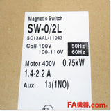 Japan (A)Unused,SW-0/2L AC100V 1.4-2.2A 1a 重負荷始動用電磁開閉器,Irreversible Type Electromagnetic Switch,Fuji
