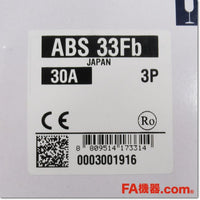 Japan (A)Unused,ABS33FB-30A 3P 30A,MCCB 3 Poles,Other 