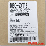Japan (A)Unused,MSO-2XT12 AC200V 1.7-2.5A 2a2b 可逆式電磁開閉器,Reversible Type Electromagnetic Switch,MITSUBISHI