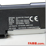 Japan (A)Unused,FS-V33 デジタルファイバアンプ ケーブルタイプ 親機,Fiber Optic Sensor Amplifier,KEYENCE