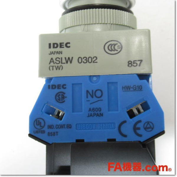 Japan (A)Unused,ASLW32620DG φ22 照光セレクタスイッチ 2a AC200V 3ノッチ 各位置停止,Selector Switch,IDEC