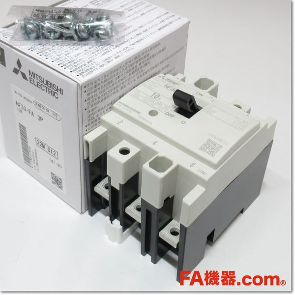 Japan (A)Unused,NF30-FA 3P 10A ノーヒューズ遮断器