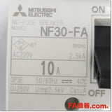 Japan (A)Unused,NF30-FA 3P 10A ノーヒューズ遮断器,MCCB 3 Poles,MITSUBISHI 