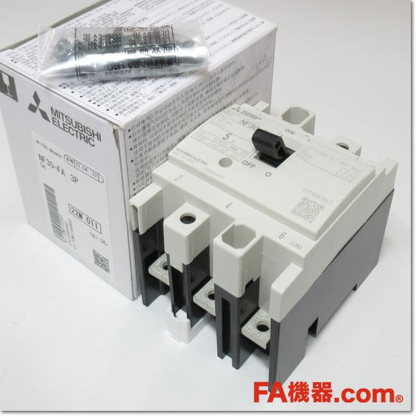 Japan (A)Unused,NF30-FA 3P 5A ノーヒューズ遮断器