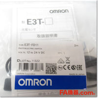Japan (A)Unused,E3T-FD11 2m アンプ内蔵形光電センサ 拡散反射形 入光時ON,Built-in Amplifier Photoelectric Sensor,OMRON