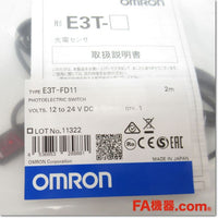 Japan (A)Unused,E3T-FD11 2m アンプ内蔵形光電センサ 拡散反射形 入光時ON,Built-in Amplifier Photoelectric Sensor,OMRON