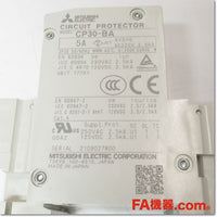 Japan (A)Unused,CP30-BA 2P 1-M 5A,Circuit Protector 2-Pole,MITSUBISHI