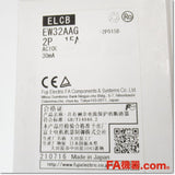 Japan (A)Unused,EW32AAG-2P015B 2P 15A 30mA 漏電遮断器,Earth Leakage Circuit Breaker 2-Pole,Fuji