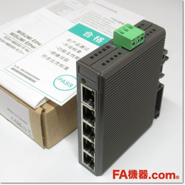Japan (A)Unused,IESH-MB205-R 産業用スイッチングハブ Ethernet 5ポート DC12-48V Ver2.1.2