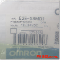 Japan (A)Unused,E2E-X8MD1 5m Japanese equipment M12 NO,Amplifier Built-in Proximity Sensor,OMRON 