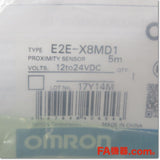 Japan (A)Unused,E2E-X8MD1 5m Japanese equipment M12 NO,Amplifier Built-in Proximity Sensor,OMRON 