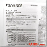 Japan (A)Unused,KV-8000 SO(4221) プログラマブルコントローラ CPUユニット,CPU Module,KEYENCE