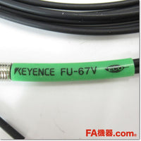 Japan (A)Unused,FU-67V 2m ファイバユニット 反射型 M6,Fiber Optic Sensor Module,KEYENCE