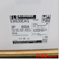 Japan (A)Unused,EW630EAG-3P600 WFAA 漏電遮断器 3P 600A 100/200/500/1000切替 補助スイッチ 電圧引外し装置 リード線端子台付き,Earth Leakage Circuit Breaker,Fuji