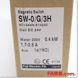 Japan (A)Unused,SW-0/G/3H DC24V 1a 1.7-2.6A 直流操作形電磁開閉器,Irreversible Type Electromagnetic Switch,Fuji