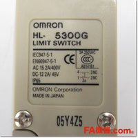 Japan (A)Unused,HL-5300G 小形リミットスイッチ コイル・スプリング形 1a1b アース端子付き,Limit Switch,OMRON