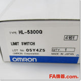 Japan (A)Unused,HL-5300G 小形リミットスイッチ コイル・スプリング形 1a1b アース端子付き,Limit Switch,OMRON