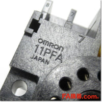 Japan (A)Unused,11PFA 丸形ソケット 表面接続 11ピン,Socket Contact / Retention Bracket,OMRON 