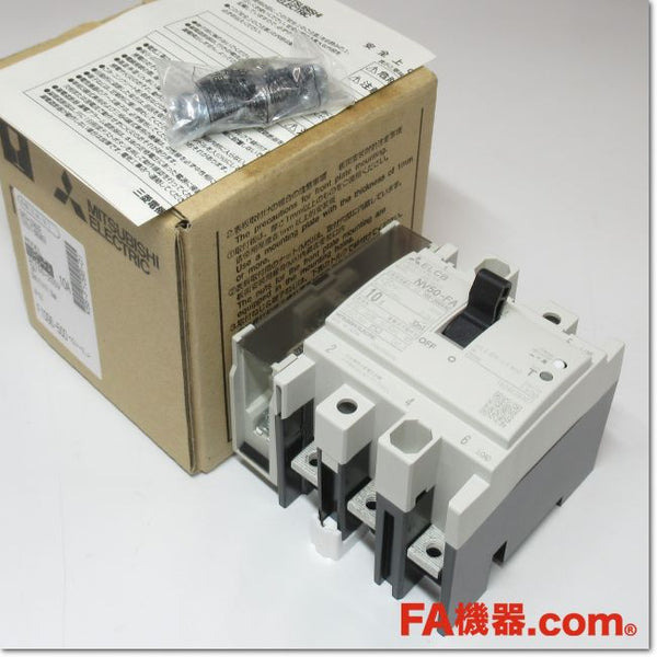 Japan (A)Unused,NV50-FA 3P 10A 30mA AX-SLT  漏電遮断器 補助スイッチ付き