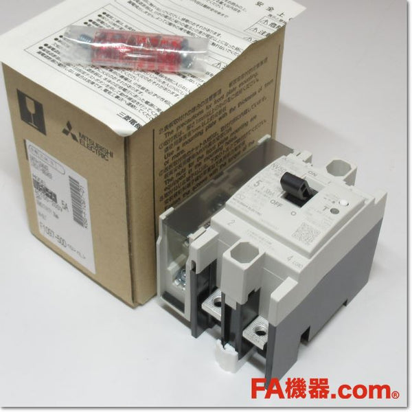 Japan (A)Unused,NV50-FA 2P 5A 30mA AX-SLT  漏電遮断器 補助スイッチ付き