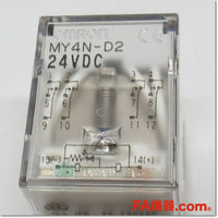 Japan (A)Unused,MY4N-D2 DC24V ミニパワーリレー,Mini Power Relay<my> ,OMRON </my>