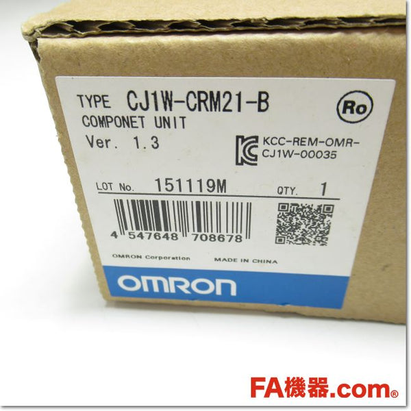 Japan (A)Unused,CJ1W-CRM21-B CompoNetマスタユニット 高機能I/Oユニット  Ver.1.3,อะไหล่เครื่องจักร,Machine Parts,มือสอง,Secondhand –