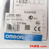 Japan (A)Unused,E3Z-R61 2m アンプ内蔵形光電センサ 回帰反射形[M.S.R.機能付] 入光ON/遮光ON切替式,Built-in Amplifier Photoelectric Sensor,OMRON