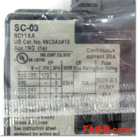 Japan (A)Unused,SC-03 AC100V 1a 電磁接触器,Electromagnetic Contactor,Fuji