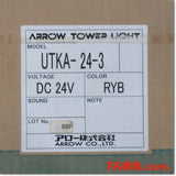 Japan (A)Unused,UTKA-24-3 ホーンスピーカー型電子音警報器内蔵タイプ積層式電球回転灯 赤黄緑 DC24V,Laminated Signal Lamp <Signal Tower>,ARROW