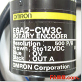Japan (A)Unused,E6A2-CW3C 500P/R 0.5M Japanese equipment DC5-12V,Rotary Encoder,OMRON 