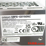 Japan (A)Unused,S8FS-G01505C スイッチング・パワーサプライ 5V 3A カバー付き,DC5V Output,OMRON