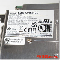 Japan (A)Unused,S8FS-G01524CD 24V 0.65A /DINレール取りつけ,DC24V Output,OMRON 