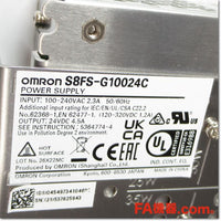 Japan (A)Unused,S8FS-G10024C スイッチング・パワーサプライ 24V 4.5A カバー付き,DC24V Output,OMRON