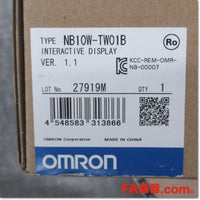 Japan (A)Unused,NB10W-TW01B 10.1インチワイド TFTカラー Ver.1.1,NA / NB Series,OMRON 