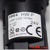 Japan (A)Unused,HW1P-1Q4G φ22 パイロットライト 丸平形 記名式 LED照光 AC/DC24V,Indicator <Lamp>,IDEC
