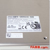Japan (A)Unused,S8FS-G60024C-500 スイッチング・パワーサプライ 24V 27A カバー付き,DC24V Output,OMRON