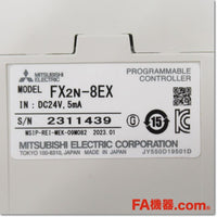 Japan (A)Unused,FX2N-8EX 入力増設ブロック DC入力8点,I/O Module,MITSUBISHI