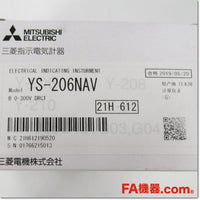 Japan (A)Unused,YS-206NAV 0-300V DRCT B 交流電圧計 ダイレクト計器,Voltmeter,MITSUBISHI