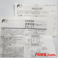 Japan (A)Unused,EL60P0-2/5-D3 漏電保護リレー,General Relay <Other Manufacturers>,Fuji