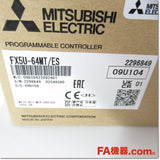 Japan (A)Unused,FX5U-64MT/ES CPUユニット DC入力 トランジスタ出力 AC電源,Main Module,MITSUBISHI