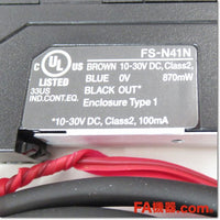 Japan (A)Unused,FS-N41N 2m デジタルファイバアンプ ケーブルタイプ 親機,Fiber Optic Sensor Amplifier,KEYENCE
