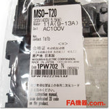 Japan (A)Unused,MSO-T20 AC100V 9-13A 1a1b  電磁開閉器,Irreversible Type Electromagnetic Switch,MITSUBISHI