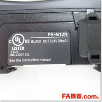 Japan (A)Unused,FS-N12N 2m Japanese equipment,Fiber Optic Sensor Amplifier,KEYENCE 
